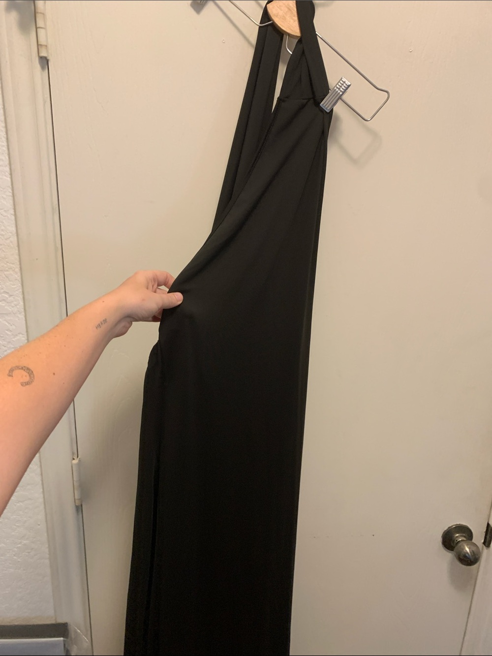 Women’s Asymmetrical One Shoulder Gown - Picture 2 of 5